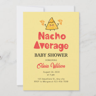Fiesta Baby Shower Einladung Nacho Average Dusche