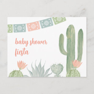 Fiesta Baby Shower Einladung Postkarte