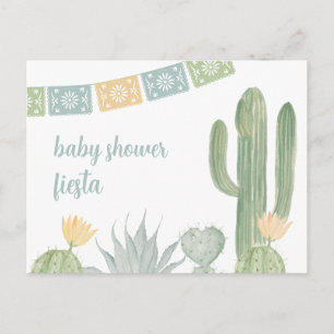 Fiesta Baby Shower Einladung Postkarte