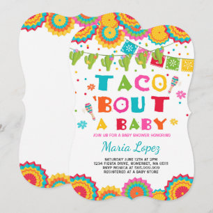 Fiesta Baby Shower Einladung Taco Bout A Baby