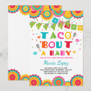 Fiesta Baby Shower Einladung Taco Bout A Baby