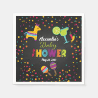 Fiesta Baby Shower Napkin
