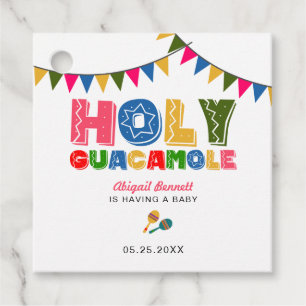 Fiesta Babydusche Heilige Guacamole Niedliche Farb Geschenkanhänger