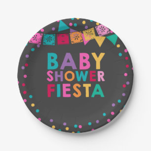 Fiesta-Babyparty-Pappteller-Mexikaner-Babyparty Pappteller