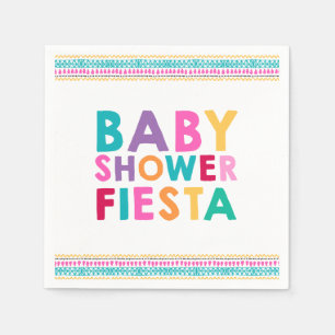 Fiesta-Babyparty-Servietten-Mexikaner-Babyparty Serviette