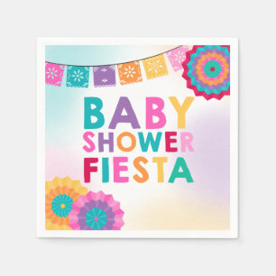 Fiesta-Babyparty-Servietten-Mexikaner-Babyparty Serviette