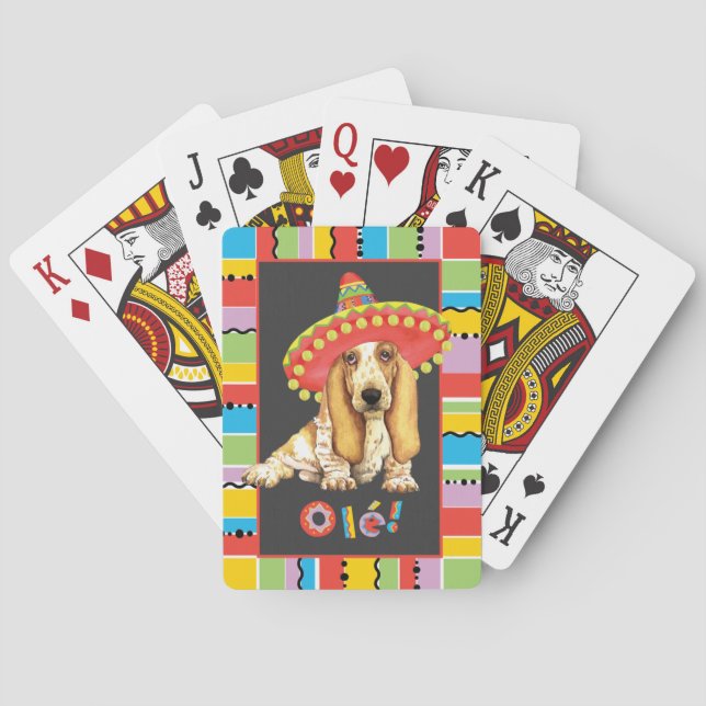 Fiesta Basset Spielkarten (Rückseite)