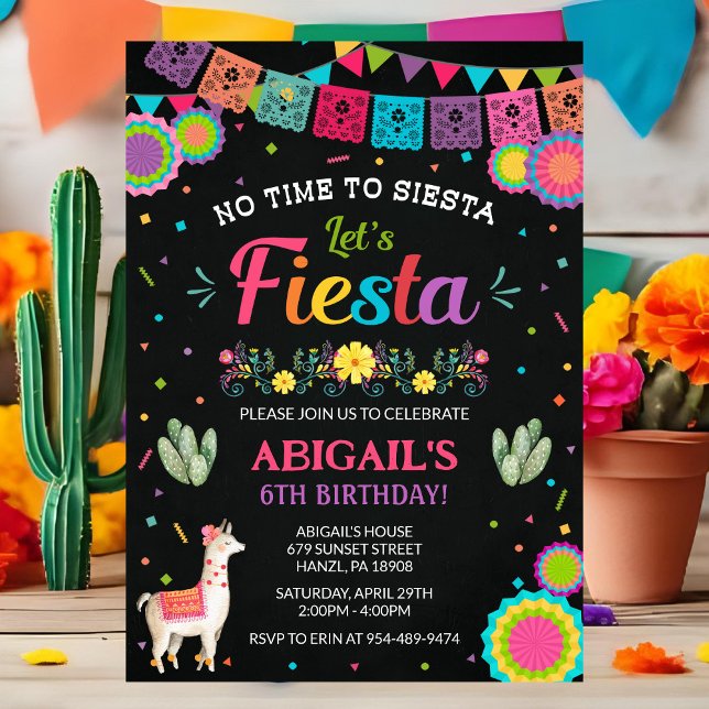 Fiesta Birthday Einladung (Von Creator hochgeladen)