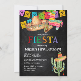 Fiesta Birthday Einladung