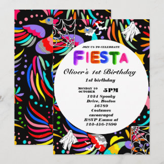 Fiesta Birthday Einladungs-Chalkboard mexikanisch Einladung
