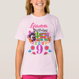 Fiesta Birthday Girl | Mexiko-Party T-Shirt