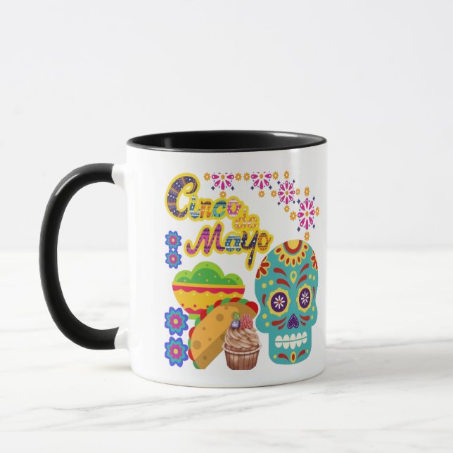 Fiesta Bloom Fiesta schwarz & weiß Tasse (Links)