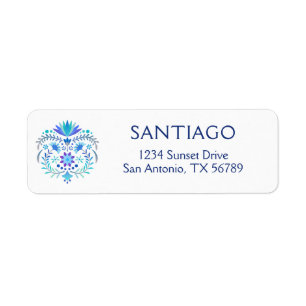 Fiesta Blue Birthday Shower Wedding