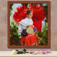 Fiesta Blume 2555 Art Print