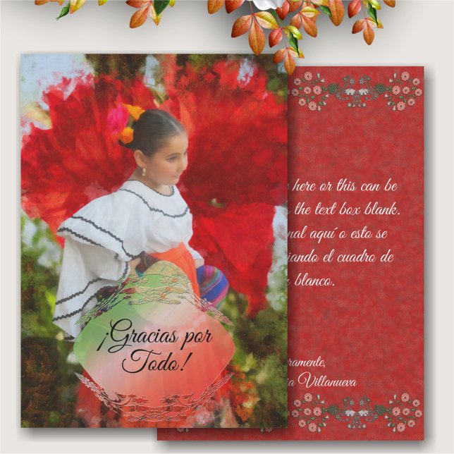 Fiesta Blume Gracias 2555 Vielen Dank Dankeskarte (Von Creator hochgeladen)