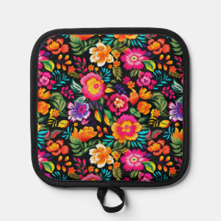 Fiesta-Blumen-Extravaganza Topflappen