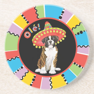 Fiesta Boxer Getränkeuntersetzer