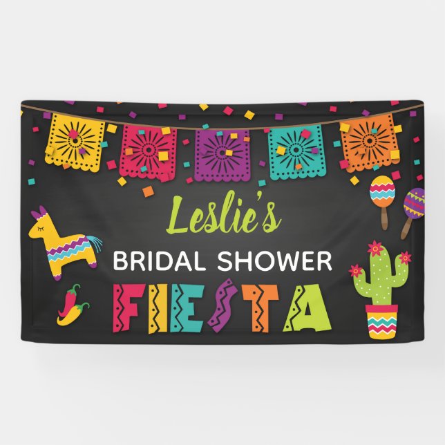 Fiesta Brautparty Banner (Horizontal)