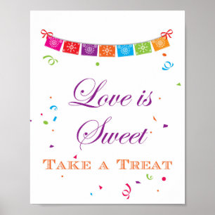Fiesta Brautparty-Spielschild 8x10 Poster