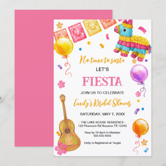 FIESTA Bridal Shower Party Invitation Einladung