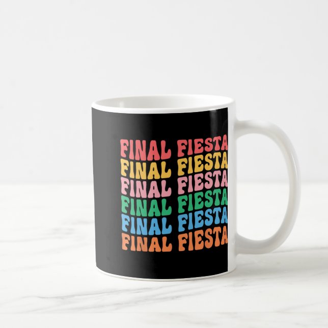 Fiesta Bride Squad Matching Bachelorette Par Kaffeetasse (Rechts)