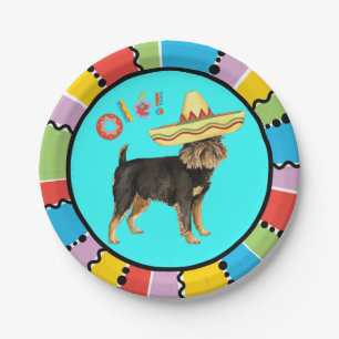 Fiesta Brüssel Griffon Pappteller