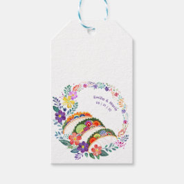 FIESTA Cacti Folkart Blume Custom Geschenkanhänger