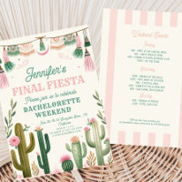 Fiesta Cactus Colorful Bridal/Bachelorette