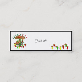 Fiesta Cactus mit Gitarren- und Tanzgitarren-Papri Mini Visitenkarte