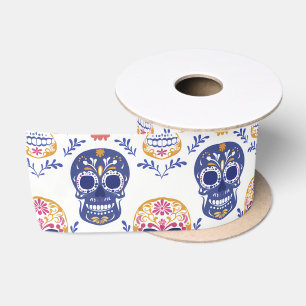 Fiesta Calaveras Satinband