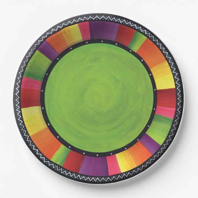 Fiesta Carnival Pappteller (Vorderseite)