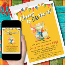 Fiesta Cheers to 50 Years Mexican Themed Birthday