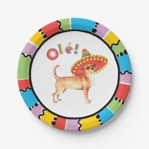Fiesta Chihuahua Pappteller