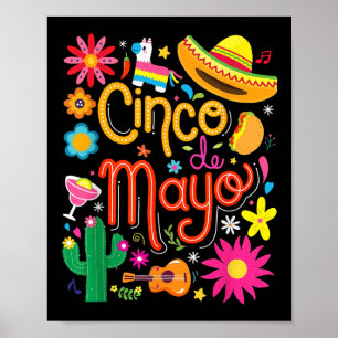Fiesta Cinco De Mayo Funny Mexican Party 5 De Mayo Poster