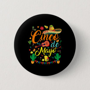 Fiesta Cinco De Mayo Lustige Mexikanische Party 5 Button