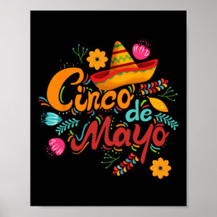 Fiesta Cinco De Mayo Party Matching Mexiko Men Wo Poster