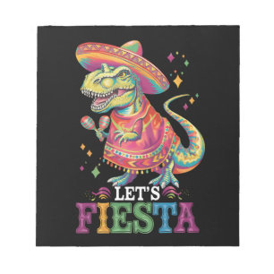Fiesta Cinco De Mayo T Rex Dinosaur Notizblock