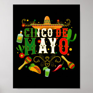 Fiesta Cinco De Mayo T-Shirts Männer Frauen Taco Poster