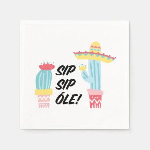 Fiesta Cocktail Napkins Serviette