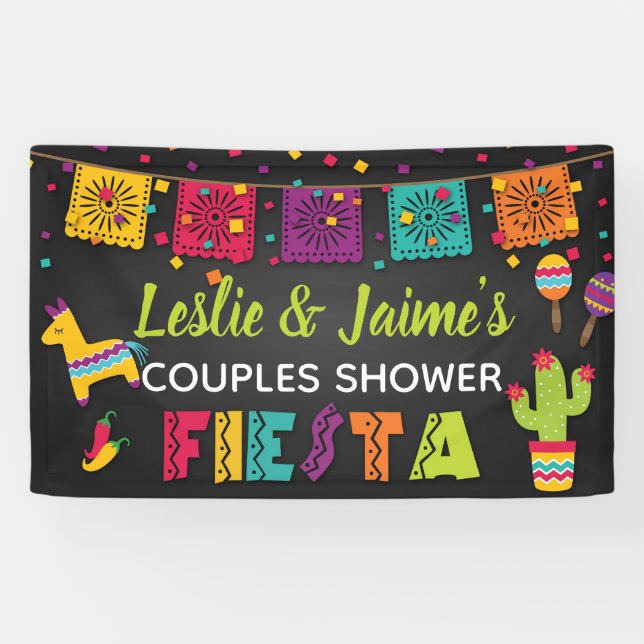 Fiesta Couples Duschbanner Banner (Horizontal)