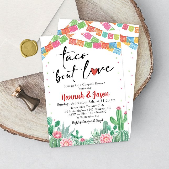 Fiesta Couples Dusche Einladung mexikanisches Them (Von Creator hochgeladen)
