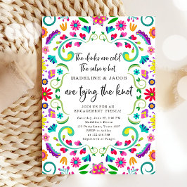 Fiesta Couples Floral Fiesta Mexican Bridal Shower Einladung