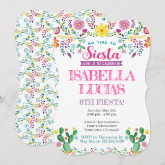 Fiesta, cumpleaños de Cinco de Mayo Einladung