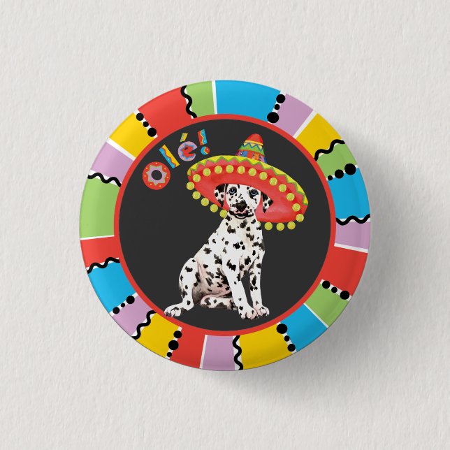 Fiesta Dalmatiner Button (Vorderseite)