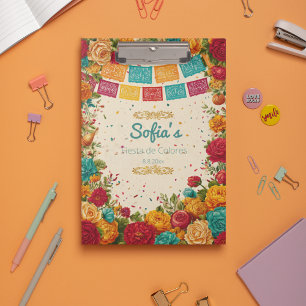Fiesta de Colores Quinceanera, Brauch Klemmbrett