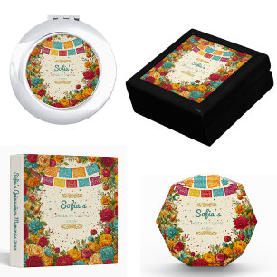 Fiesta de Colores Quinceanera, Brauch Rundes Kissen