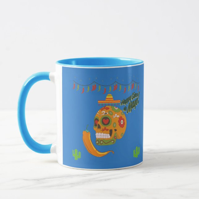 Fiesta de Fuego blau Tasse (Links)