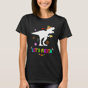 Fiesta Dinosaurier Rex Cinco De Mayo Mexican Pa T-Shirt