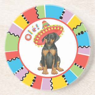 Fiesta Doberman Pinscher Untersetzer