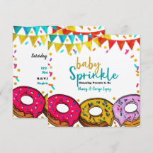 Fiesta Donuts Baby Sprinkle Dusche Feier